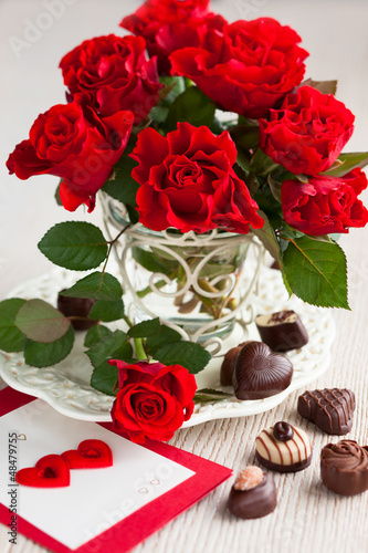 Photo: red roses for Valentine's Day red roses for Valentine's Day