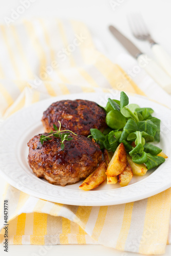 Photo: minced meat patties minced meat patties