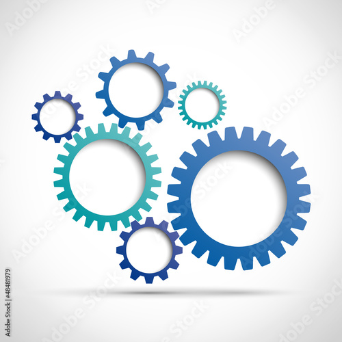 Vector: Abstract gear background Abstract gear background