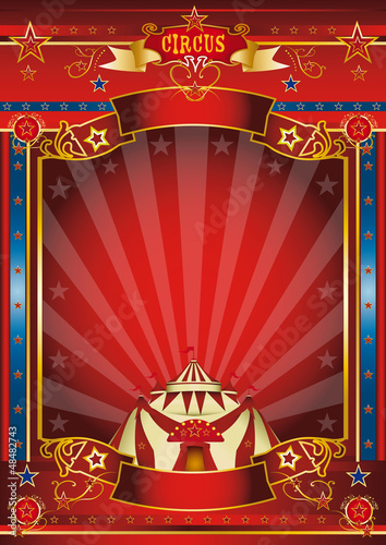 Illustration: Fantastic poster circus Fantastic poster circus