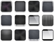 Black app icons.