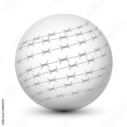 Vector: wired globe wired globe