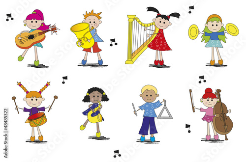 Illustration: musician musician