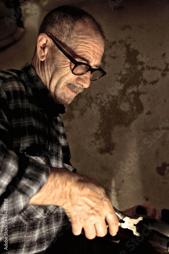 Photo: cobbler at work cobbler at work