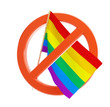 no gay and lesbian flag