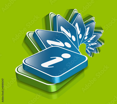 Vector: vector glossy information web icon design element. vector glossy information web icon design element.