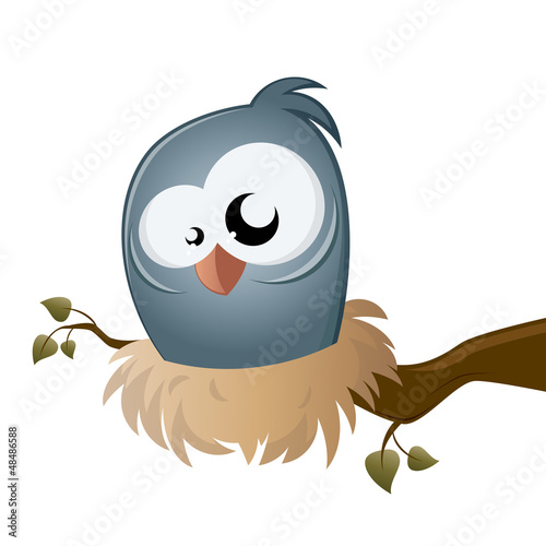 Vector: vogel nest cartoon vogel nest cartoon