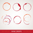 Red wine stain