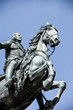 The monument of Charles III on Puerta del Sol in Madrid, Spain