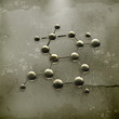Vector: Abstract Molecule, old-style Abstract Molecule, old-style