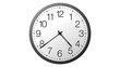 Animated realistic clock. 24 hours time lapse.