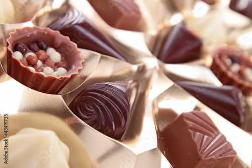Photo: assortment of chocolates assortment of chocolates