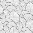 Vector: leafs pattern black leafs pattern black