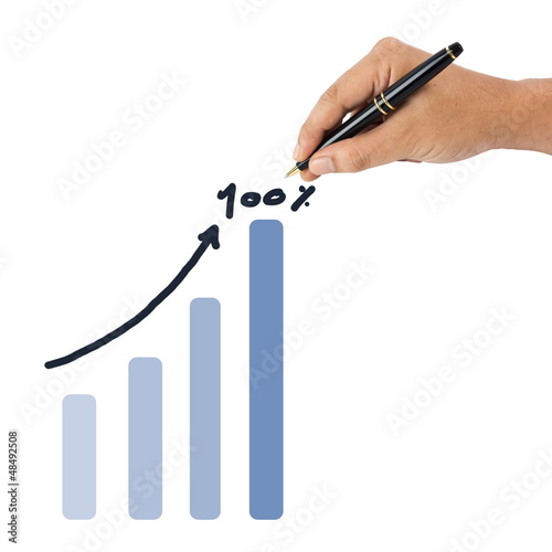 Photo: Success graph Success graph