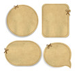 Vector: Announcement Сoupons Set Announcement Сoupons Set