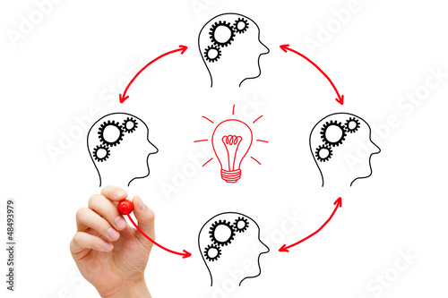 Photo: Teamwork Builds Big Idea Teamwork Builds Big Idea