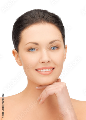 Photo: face and hands of beautiful woman face and hands of beautiful woman