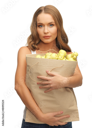 Photo: woman with bag woman with bag