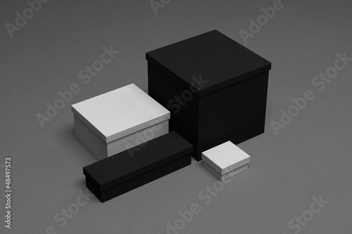 Illustration: Blank corporate identity box Blank corporate identity box