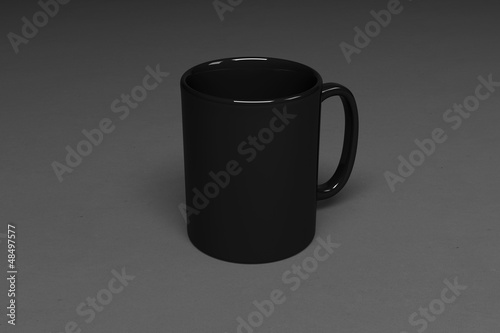 Illustration: Blank corporate identity cup Blank corporate identity cup