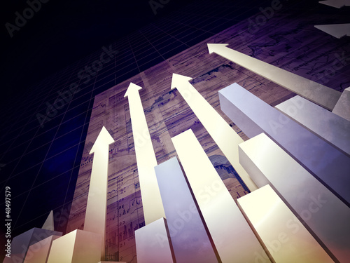 Illustration: financial chart financial chart