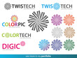 Twist Dot Propeller Company Logo Design