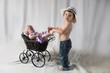 Photo: Portrait of two siblings Portrait of two siblings
