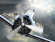 The Fighter. Retro technology theme.