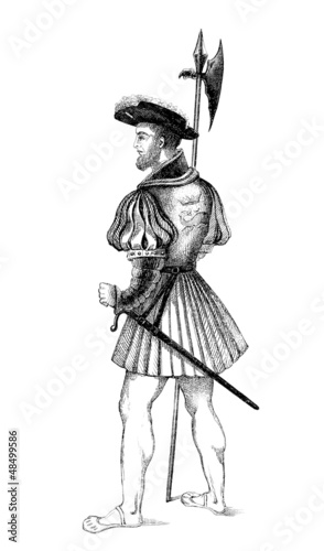 Illustration: Ward Uniform - Archer-Garde - 16th century Ward Uniform - Archer-Garde - 16th century