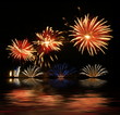 Artifice sur le lac