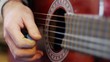 Video: an acoustic guitar an acoustic guitar
