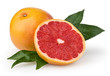 Grapefruit isolated on white background with clipping path