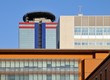 Detail of modern buildings in Brescia