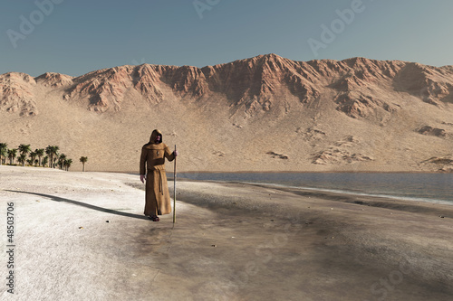 Illustration: wandering monk wandering monk