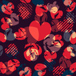 Hearts seamless