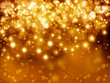 Gold festive fantasy, bokeh background