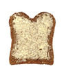 Buttered wholemeal bread