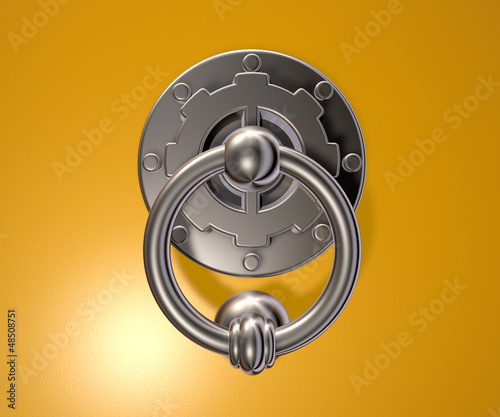 Illustration: doorknocker doorknocker