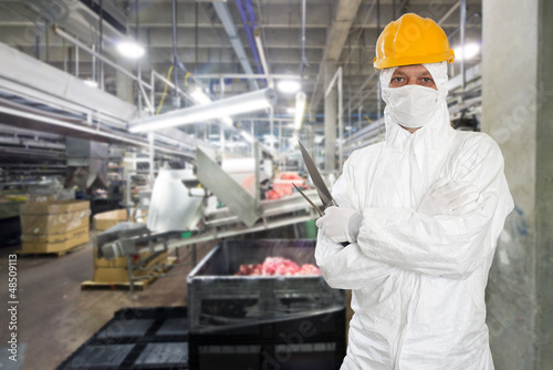Photo: Industrial butcher Industrial butcher