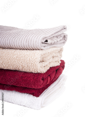 Photo: Towels Isolated Towels Isolated