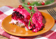 Foto: Russian Salad with fish herring Russian Salad with fish herring