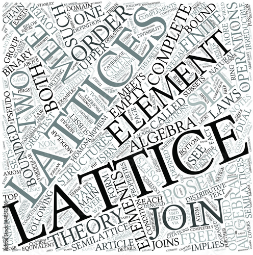 Vector: Lattice theory Disciplines Concept Lattice theory Disciplines Concept