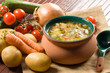 Photo: Minestrone - Italian vegetable soup Minestrone - Italian vegetable soup
