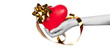 Health insurance or love concept