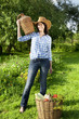 Photo: Caucasian young woman in cowboy hat Caucasian young woman in cowboy hat