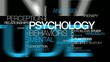 Psychology behaviors analysis word tag cloud video