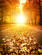 tramonto d'autunno