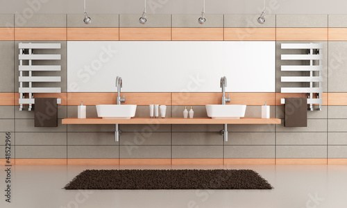 Illustration: elegant modern bathroom elegant modern bathroom