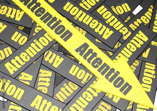 Illustration: Attention banner Attention banner