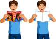 Vector: Boy Reading Comics Boy Reading Comics